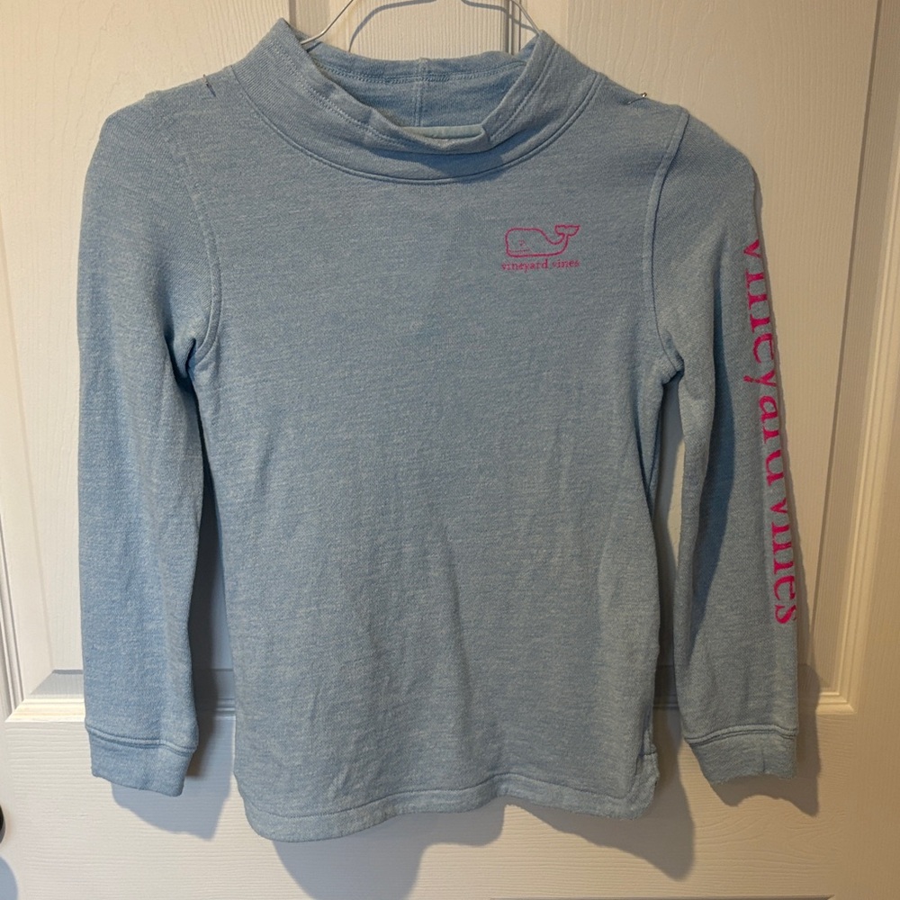 Vineyard Vines Kids Light Blue Long Sleeve Tee